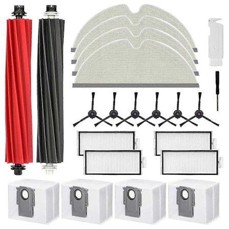 Roborock Q8 Max -pääsivuharja Hepa-suodatin Moppiliina Pölypussit