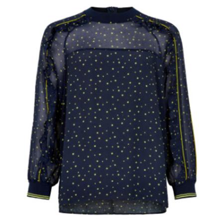 Nümph Nuailish Blouse , Blauw , Dames , Maat: S
