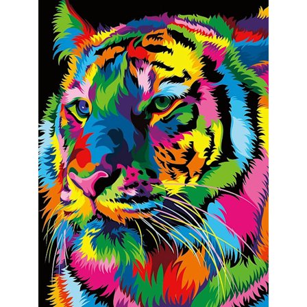 (30x40cm) 5D Diamantmålning Tiger 29