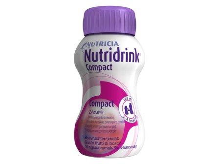 Nutridrink Compact næringsdrikk, Skogsbær, 4x125 ml