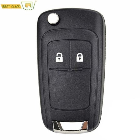 2-painikkeinen auton avaimen korvaava kääntöavainkuori Opel Adam Astra J Insignia Mokka Zafira C Corsa Cascada Meriva Karl -malleille