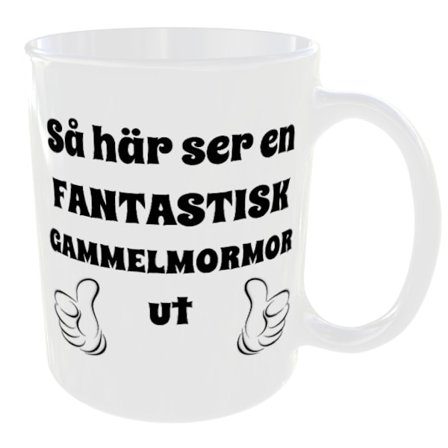 Mugg - Så här ser en fantastisk gammelmormor ut