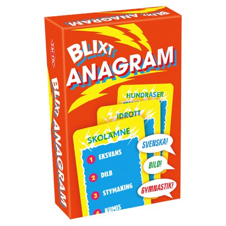 Blixt Anagram Kortspel Spil