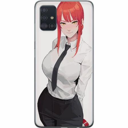 Samsung Galaxy A51 Genomskinligt Skal Makima Chainsaw Man