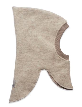 Balaclava Flower Wool Accessories Headwear Balaclava Beige Huttelihut*Betinget Tilbud
