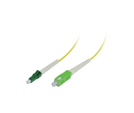 SYNERGY LWL-1-Faser-Patchk. 20mtr.LC(APC)-SC(APC), 9/125u, OS2, G657.A2, AD=2mm, flexible Knickschutztülle, Synergy21,