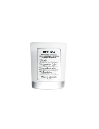 Maison Margiela Maison Margiela Replica Lazy Sunday Morning Candle 165G - White - 165G