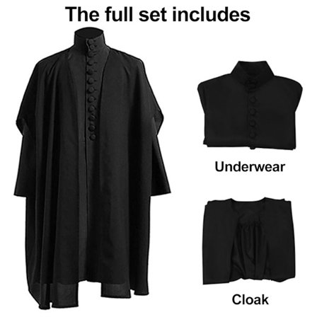 Professor Severus Snape cosplay outfit Halloween jul W V