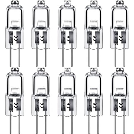 G4 Halogenpærer 20W 12V - Varm hvid - 10-pak 20W 10 stk 20W 10 stk 20W