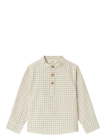 Nmmdamieno Ls Loose Shirt Lil Beige Lil'Atelier