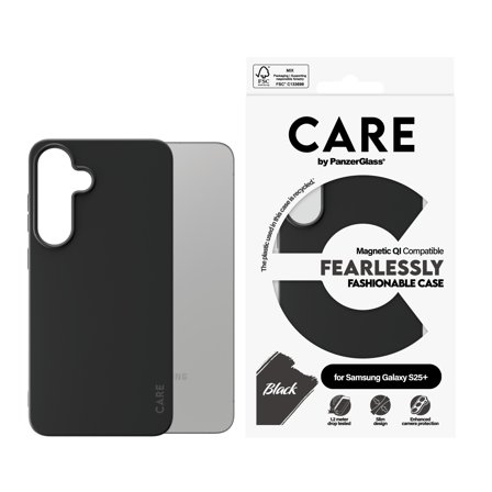 PanzerGlass CARE Fashionable Case Samsung Galaxy S25+ Gjennomsiktig