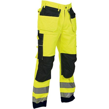 Vidar Workwear V500115D104 Arbetsbyxa gul/svart D104, Kläder
