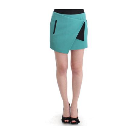 Costume National Wrap mini Nederdel Blå, Dame