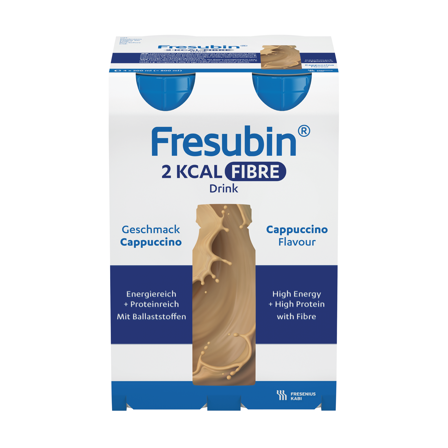 Fresubin 2 kcal Fibre Drink, Cappuccino, 4x200 ml