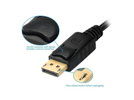 Equip Displayport To Vga / Hdmi /