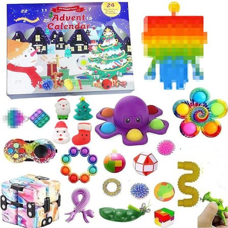 Joulun lastenjuhlien lahja hyrrä 24 päivän kalenteri Joululelu Joulukalenteri, Joulun adventtikalenteri, Joululahja, syntyneille