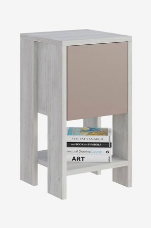 Homitis - Nattbord Ema - Grå - Nattbord - Fra Homeroom