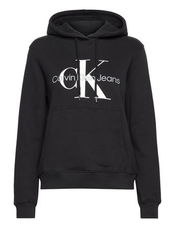 Core Monologo Hoodie Huppari Musta Calvin Klein Jeans