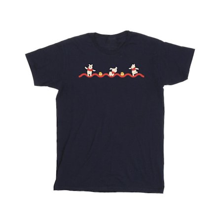 Disney Boys Winnie The Pooh Hunny Line T-Shirt 7-8 år Marinblå B