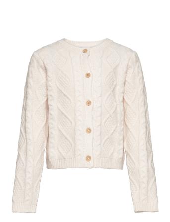 Cardigan Cabel Knit Lindex Cream