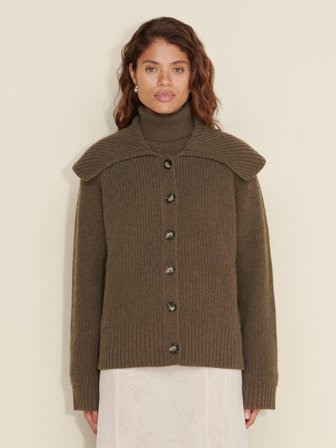 Holzweiler Colby Knit Cardigan - Brown - Women's - L