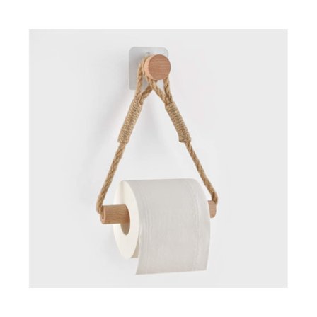 Toalettrullehållare utan att borra Toalettrullehållare Vintage handdukshållare Toalettpappershållare