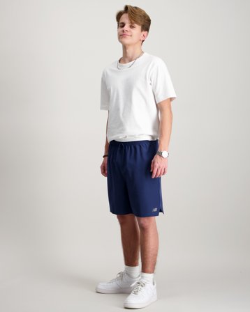 New Balance RC Run Short Bleu Shorts Garçon - Kids Brand Store