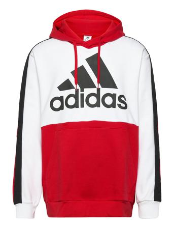 Essentials Colorblock Fleece Hoodie Patterned Adidas Performance