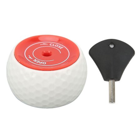 Hjulliknande övningsgolfboll med justerbar vikt för att träna puttnoggrannhet med omedelbar feedback