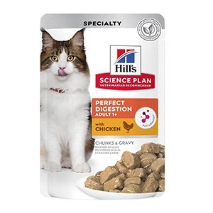 Hills SP Cat Adult Perfect Digestion, Chicken, 12x85g