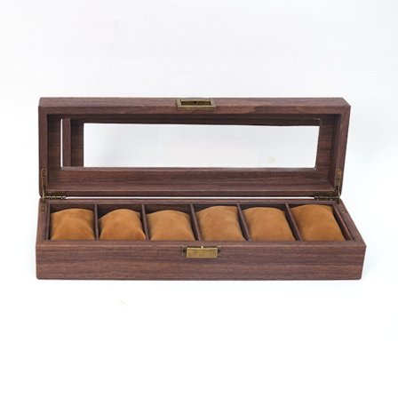 Klokkekoffert Pu Leather 6 GRIDS 6 GRIDS