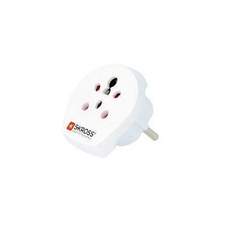 Country Adapter Denmark, India & Israel to Europe