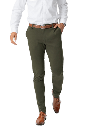 TeeShoppen The Original Performance Pants Kostymbyxor Herr Grön w33l36