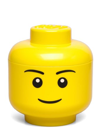 LEGO STORAGE | Lego Mini Head - Silly | 10X 10X 11CM