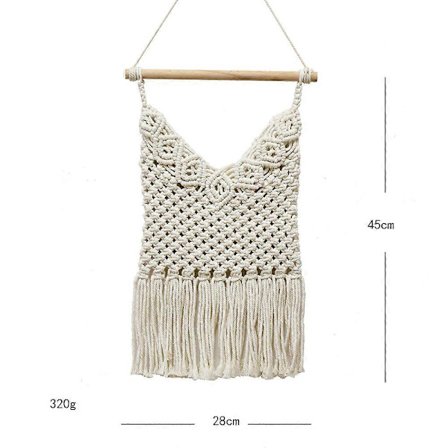 Handvävda väggnätspåsar, gobelänger, tofsar, nätpåsar och förvaringspåsar