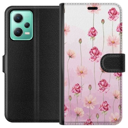 Kompatibel Tegnebogsetui til Xiaomi Redmi Note 12 Rose Petal Whisper