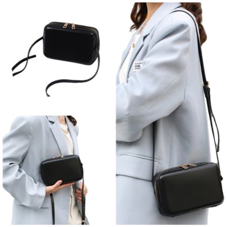 Chic mini skuldertaske til kvinder - Stilfuld crossbody pung