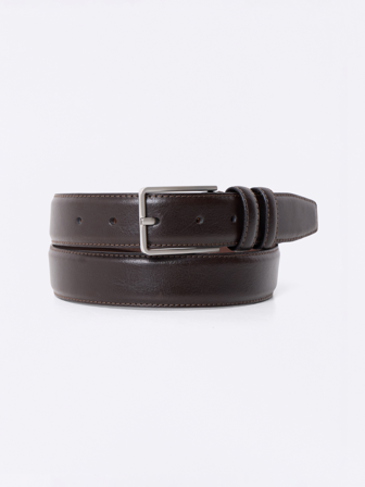 MATCH - Alban dressbelte - Jean Paul - Str. 100 - Herre - Tilbehør - Brun - 100% kuskinn