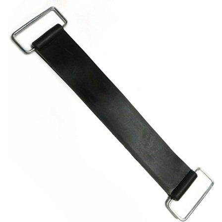 2PCS Batteri Gummiband Rem, Motorcykel Scooter Stretchbar Svart Batteri Rem Fixerad Hållare (Svart)