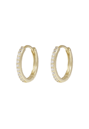 SNÖ of Sweden Siri Thin Ring Ear Örhängen Dam Guld ONESIZE