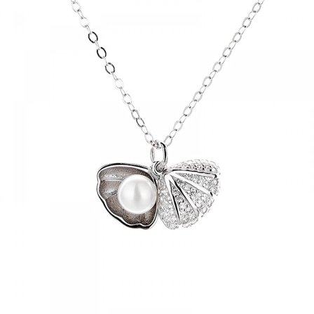 925 Sterling Silver Pärla/Månskenssten Halsband Födelsedag Halsband för Kvinnor Födelsedag Mors Dag Smycken Gåvor till Mamma Hennes Kvinnor Flickor