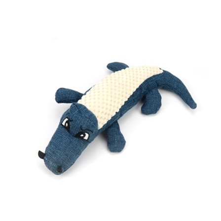 Plysch leksaker simulerad krokodil bittålig husdjur leksaker linne molars tänder rengöring hund leksaker husdjur tillbehör