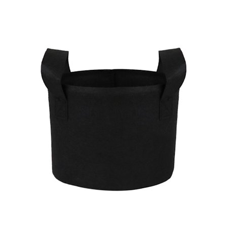 2 Gallon Svart Filt Plantepose Vegghengende Hage Blomster Planteskole Grønn Vegg