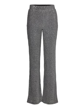 Pulser Sequins Pants Leveälahkeiset Housut Harmaa Dante6
