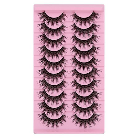 10 par lösögonfransar Manga Fransar HH20-B-4 HH20-B-4