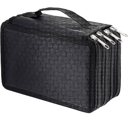 72 indsættelse bærbar stor kapacitet multi-lag blyanter sag holder pung taske farveblyanter arrangør til skole kontor teenagere piger