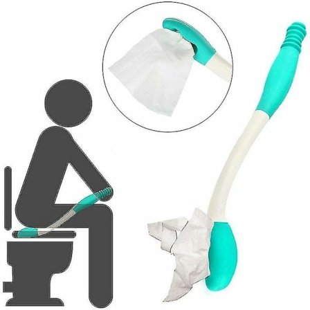 Toilet hjælpeudstyr med langt håndtag til ældre gravide kvinder, der ikke kan bøje sig for at tørre sig bagi