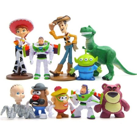 Toy Story Woody Rex Lightyear Alien Björn Film Actionfigur Barnleksakspresent 10st
