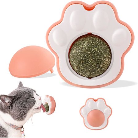 Kattegræs Bold Indendørs Kattelegetøj, 7*8*4CM Kattegræs Bold Kattegræs Bold (Pulver), Spiselige Kattegræs Legetøj til Katte