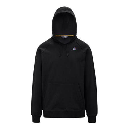 K-Way, Hoodie Czarny, Mężczyzna, Rozmiar: M
